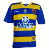 Camisa Flamengo Amarela E Azul Tabajara Nova Olympikus