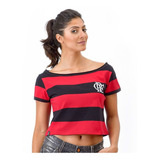 Camisa Flamengo Feminina Cropped