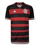 Camisa Flamengo I 24/25 S/n° - Torcedor Masculina (br, Alfa, M, Regular, Vermelho/preto)