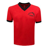 Camisa Flamengo Retrô Comissão Técnica 1970 Liga Retrô