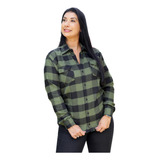 Camisa Flanela Xadrez Feminina