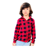 Camisa Flanelada Xadrez Junina