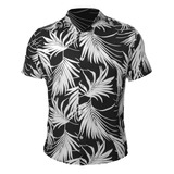 Camisa Floral Masculina Camiseta