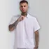 Camisa Floral Masculina Social Slim Curta Florida Estampada