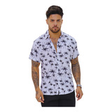 Camisa Floral Social Coqueiro