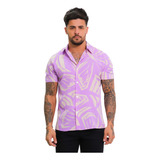 Camisa Florida Masculina Estampada