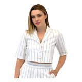 Camisa Formitz Listrada Manga