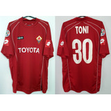 Camisa Futebol Fiorentina Lotto Toyota #30 Luca Toni Italia