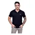 Camisa Gola Polo Aber Branco Preto Marinho Ocre