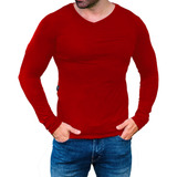 Camisa Gola V Rasa
