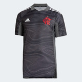 Camisa Goleiro Flamengo adidas 2021 2022 Cinza Ex7846