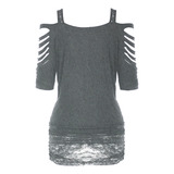 Camisa Gotica Feminina De