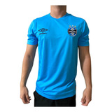 Camisa Grêmio Umbro Original Azul Celeste Masculina Basic 2 