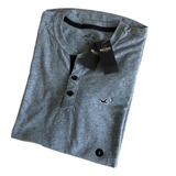 Camisa Henley Hollister Masculina