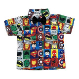 Camisa Herois Vingadores Infantil