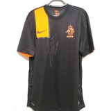 Camisa Holanda Euro 2012 #10 Ruud Gullit Autografada