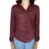 Camisa Hollister Feminina Casual Social Bordó Importada