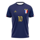 Camisa Infantil França Mbappe Comemorativa Copa Do Mundo