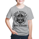 Camisa Infantil Star Wars Darth Vader Sith Anakin Skywalker