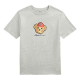 Camisa Infantil Urso Polo