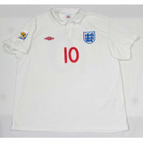 Camisa Inglaterra 2010 Branca