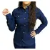 Camisa Jeans Adulto Feminina Mulher Menina Premium Luxo Lind