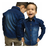 Camisa Jeans Infantil Menino