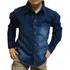 Camisa Jeans Juvenil Masculina Menino Criança Premium 10a16 