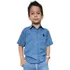 Camisa Jeans Manga Curta Casual Tam 10,12,14,16 Anos