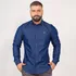Camisa Jeans Manga Longa Masculina Social Slim Elegante
