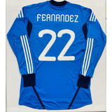 Camisa Jogo Seleção Paraguaya Gatito Fernandez Longa Azul 22