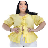 Camisa Laco Feminina Plus