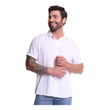 Camisa Linho Masculina Slim