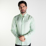 Camisa Linho Tommy Hilfiger