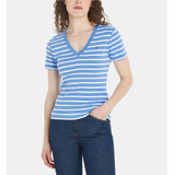 Camisa Listrada Feminina Tommy