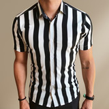 Camisa Listrada Masculinada Social