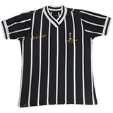 Camisa Listrada Preta Em