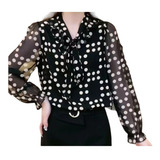 Camisa Luxurs Polka Dot