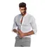 Camisa Maculina Gola Padre Viscolinho Manga Longa Slim Fit