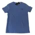 Camisa Manga Curta Azul Logo Vermelho Ralph Lauren Original