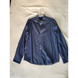 Camisa Manga Longa Azul