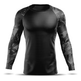 Camisa Manga Longa Camuflada