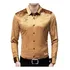 Camisa Manga Longa Dragão Empresarial Gola Quadrada