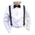 Camisa Manga Longa E Kit Gravata /suspensório Diversas Cores