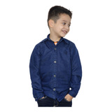 Camisa Manga Longa Jeans