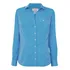 Camisa Manga Longa Slim Azul Médio Dudalina