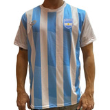 Camisa Masculina Argentina Lotto Com Proteção Solar Uv 40+