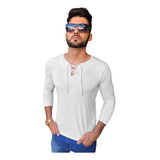 Camisa Masculina Bata Ilhos