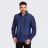 Camisa Masculina Jeans Slim Importada Moda 2018 Toda Estação