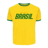 Camisa Masculina Nova Brasil Copa Seleção 2022 Camiseta